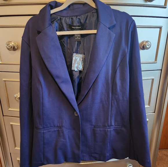 Ashley Stewart Jackets & Blazers - Office Style Blue Blazer